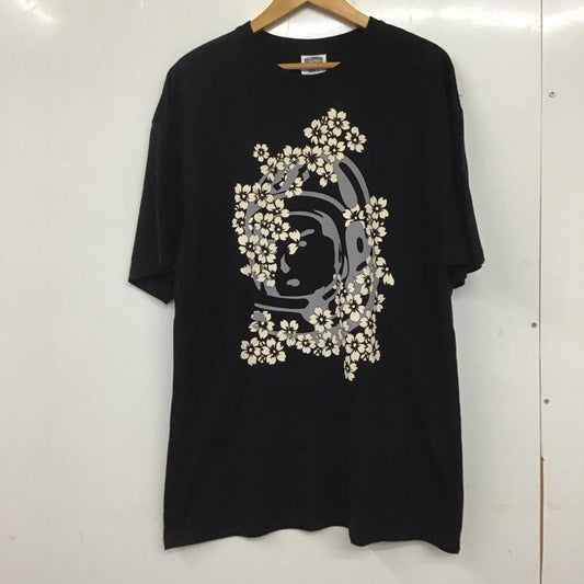 ビリオネア・ボーイズ・クラブ BILLIONAIRE BOYS CLUB Tシャツ 半袖 半袖カットソー プリントTシャツ クルーネックカットソー L プリント 黒 / ブラック /  メンズ USED 古着 中古 10135493
