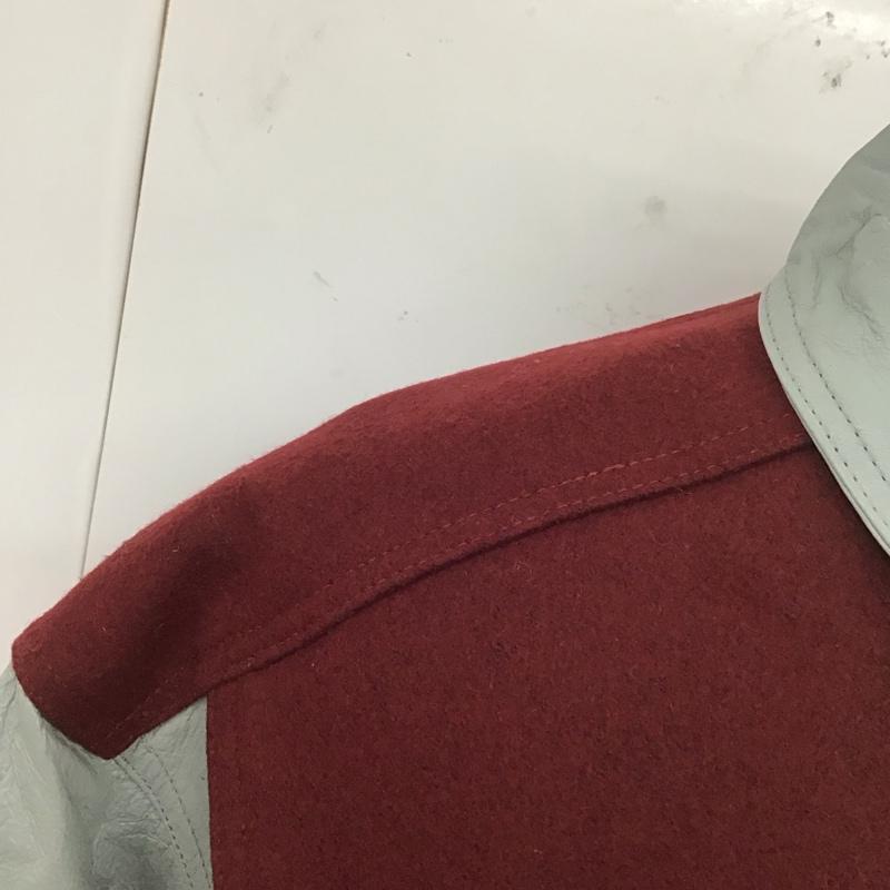 古着 USED ジャケット、上着 ジャンパー、ブルゾン JR Stone XXL 無地 灰 / グレー / X えんじ / ワインレッド /  メンズ USED 古着 中古 10112675