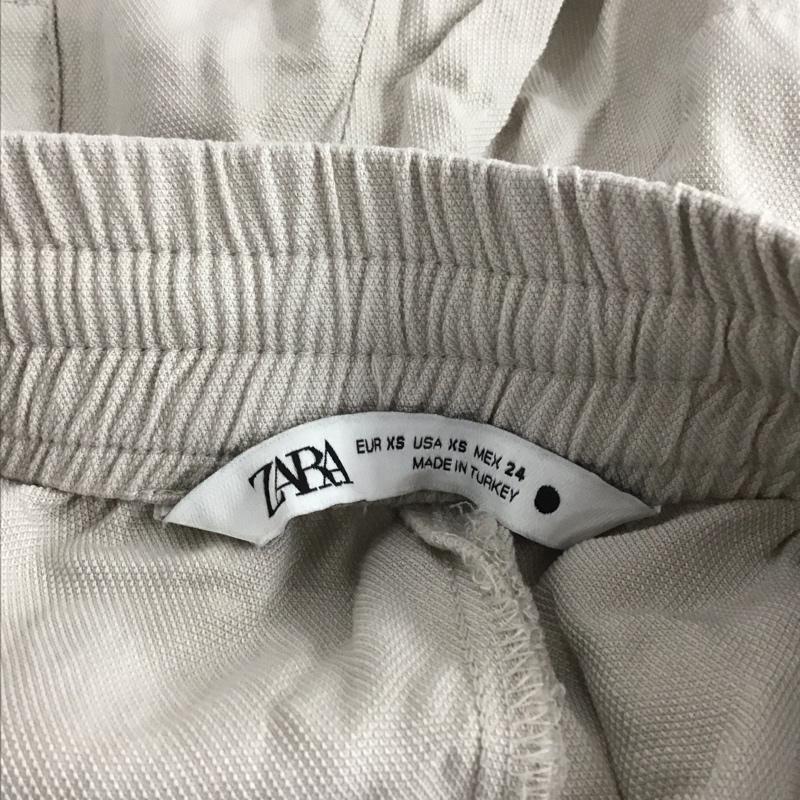 ザラ ZARA パンツ ワークパンツ、ペインターパンツ ワイドパンツ カジュアルパンツ ワークパンツ XS 無地 ベージュ / ベージュ /  レディース USED 古着 中古 10142659