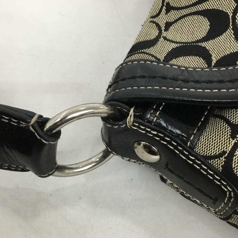 コーチ COACH ハンドバッグ ハンドバッグ F15203 ワンショルダー 総柄 黒 / ブラック /  レディース USED 古着 中古 10138051