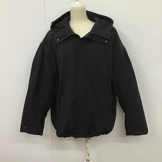 ジーナシス JEANASIS ジャケット、上着 ジャケット、ブレザー ジップアップジャケット アウター フード付きジャケット FREE 無地 黒 / ブラック /  レディース USED 古着 中古 10127475
