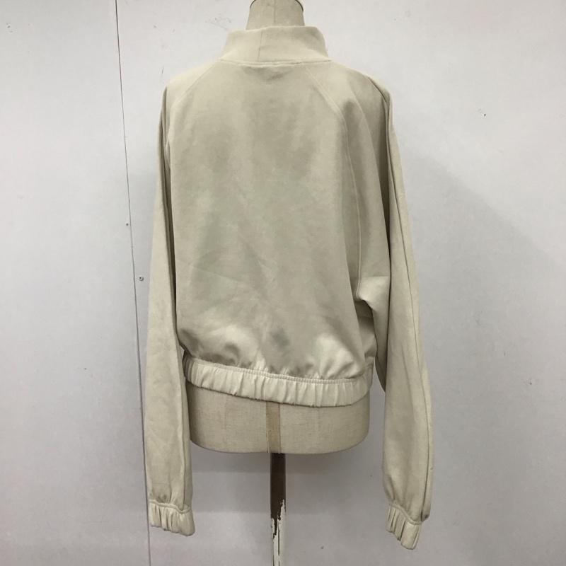 ザラ ZARA トレーナー 長袖 3641 831 712 スウェット スタンドネック モックネック M 無地 アイボリー / アイボリー /  レディース USED 古着 中古 10119628