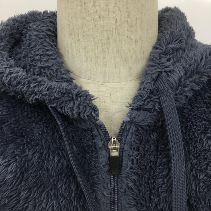チャンピオン Champion ジャケット、上着 ジャンパー、ブルゾン c3-l615 ジップフードフリースジャケット ジップアップパーカー 長袖パーカー L ロゴ、文字 紺 / ネイビー /  メンズ USED 古着 中古 10109397