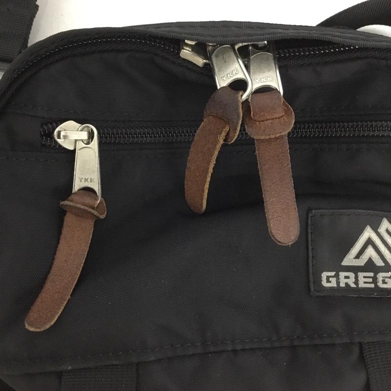 グレゴリー GREGORY ショルダーバッグ ショルダーバッグ ロゴ、文字 黒 / ブラック /  メンズ USED 古着 中古 10136699