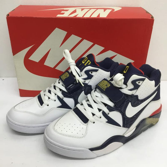 ナイキ NIKE スニーカー スニーカー AIR FORCE 180 OLYMPIC エアフォース 180 オリンピック 310095-100 28.0cm ロゴ、文字 白 / ホワイト / X 紺 / ネイビー /  メンズ USED 古着 中古 10107271