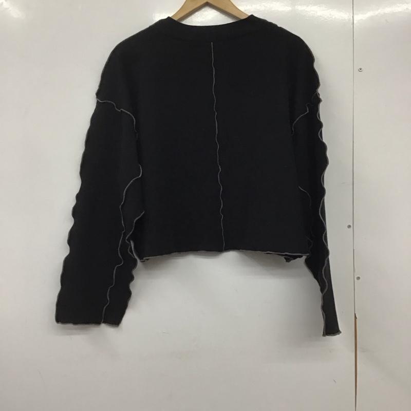 フーズフーチコ who s who Chico カットソー 長袖 長袖カットソー クルーネックカットソー プリントカットソー FREE 無地 黒 / ブラック /  レディース USED 古着 中古 10145464