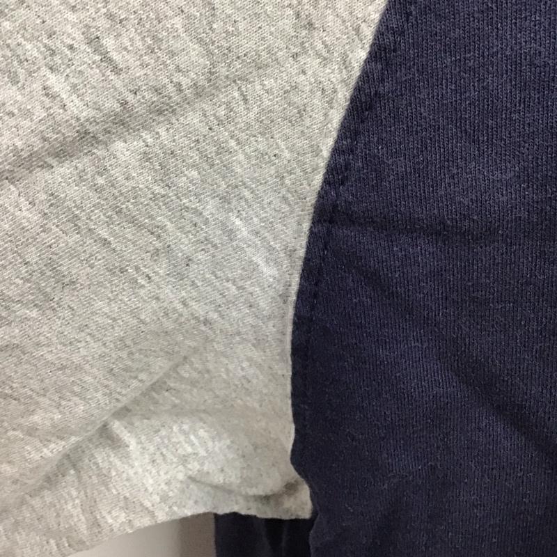 ナイキ NIKE Tシャツ 半袖 半袖カットソー プリントTシャツ クルーネックカットソー スポーツウェア M ロゴ、文字 灰 / グレー / X 紺 / ネイビー /  メンズ USED 古着 中古 10111143