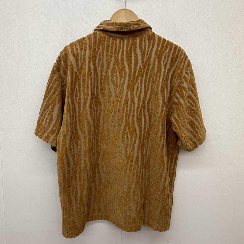 ハフ HUF シャツ、ブラウス 半袖 PILE TIGER S/S SHIRT M アニマル柄 キャメル / キャメル /  メンズ USED 古着 中古 10136069