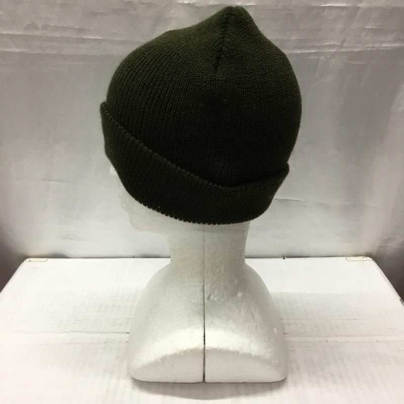 古着 USED 帽子 ニット帽 ウール ミリタリー 無地 カーキ / カーキ /  メンズ USED 古着 中古 10115254