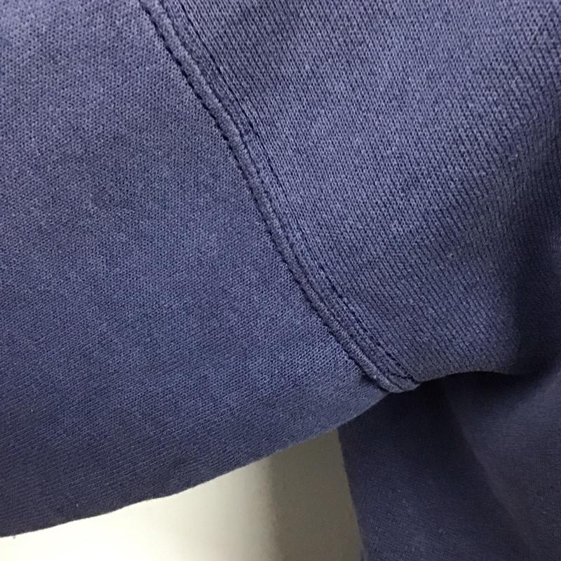ヘインズ HANES パーカー 長袖 M 無地 紺 / ネイビー /  メンズ USED 古着 中古 10124060