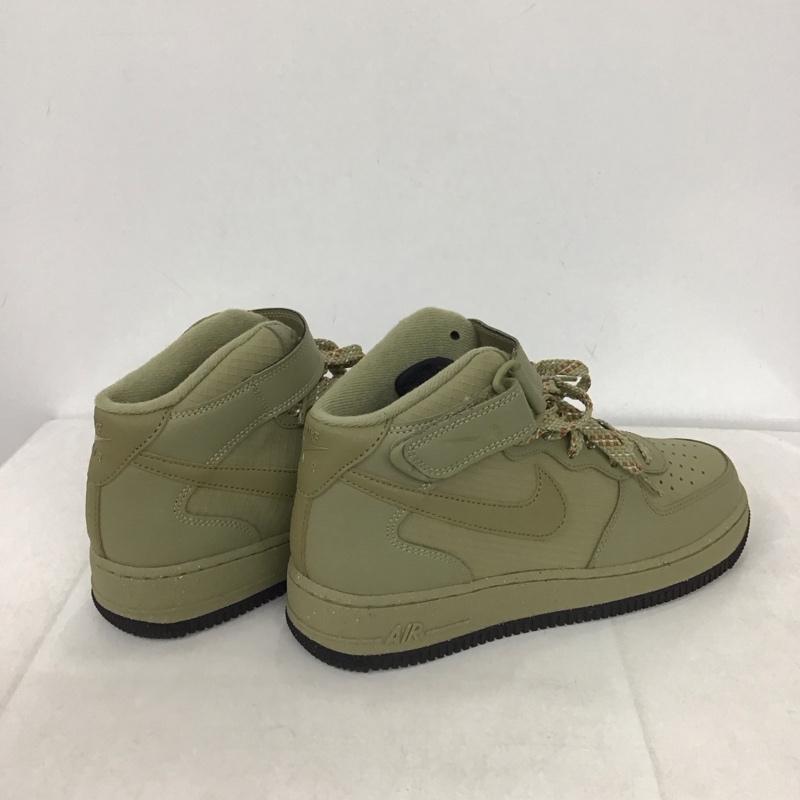 ナイキ NIKE スニーカー スニーカー FB8881 200 AIR FORCE 1 MID 07 26cm 箱有 26.0cm ロゴ、文字 カーキ / カーキ /  メンズ USED 古着 中古 10132474