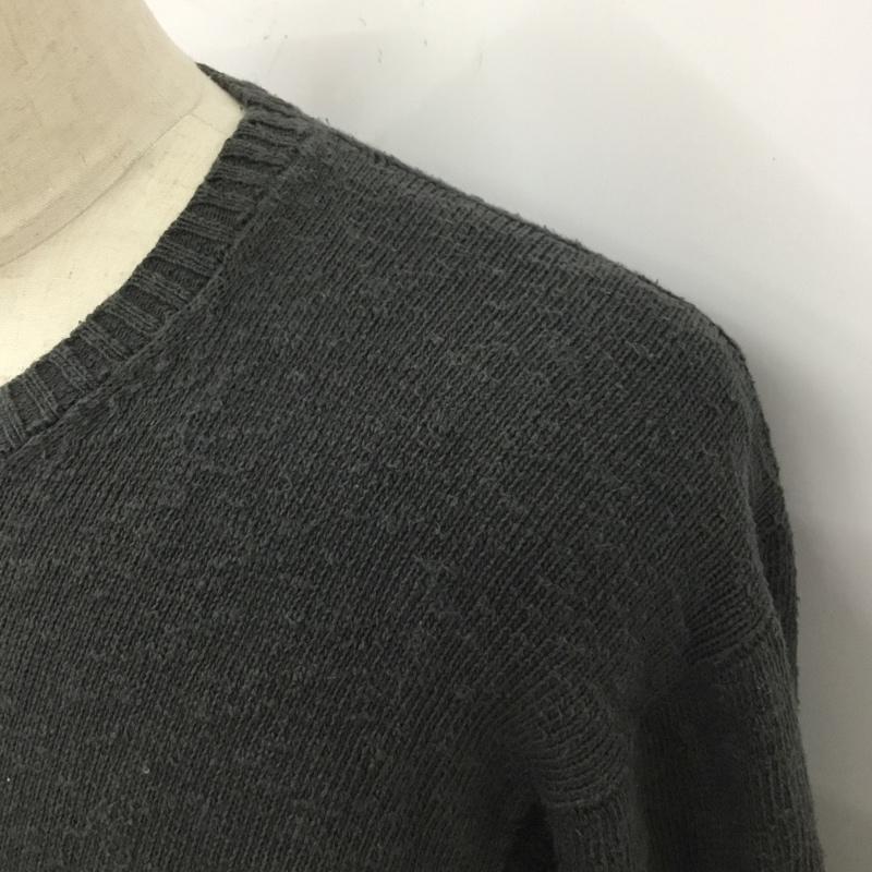コムデギャルソンオム COMME des GARCONS HOMME ニット、セーター 長袖 長袖ニットカットソー ニット セーター クルーネックニット 1998年 無地 灰 / グレー /  メンズ USED 古着 中古 10120794