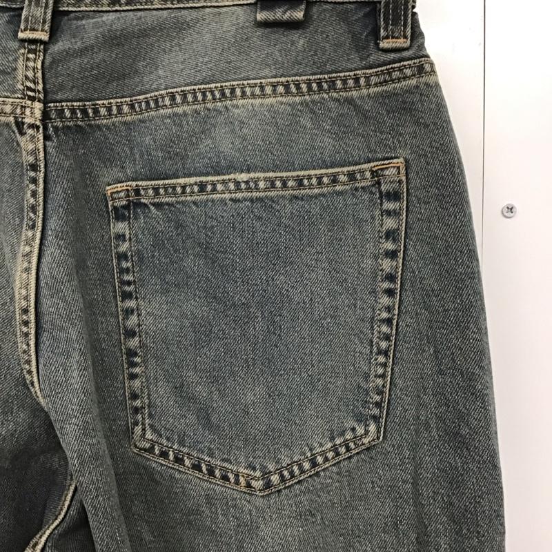 ザラ ZARA パンツ デニム、ジーンズ デニムパンツ ワイドパンツ カジュアルパンツ 42 無地 インディゴ / インディゴ /  メンズ USED 古着 中古 10143444
