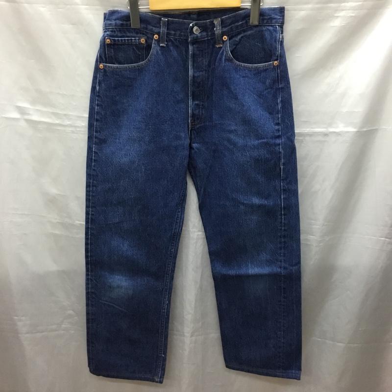 リーバイストラウスアンドコー Levi Strauss & co. パンツ デニム、ジーンズ デニムパンツ ストレートパンツ ワイドパンツ カジュアルパンツ 34インチ 無地 インディゴ / インディゴ /  メンズ USED 古着 中古 10115626