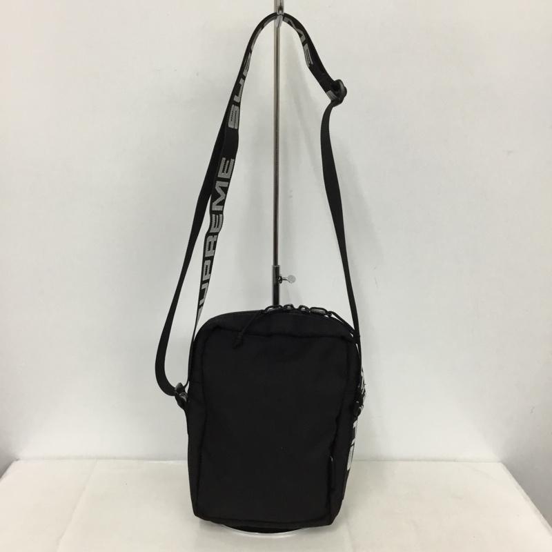 シュプリーム Supreme ショルダーバッグ ショルダーバッグ 18SS Shoulder Bag ロゴ、文字 黒 / ブラック /  メンズ USED 古着 中古 10141651