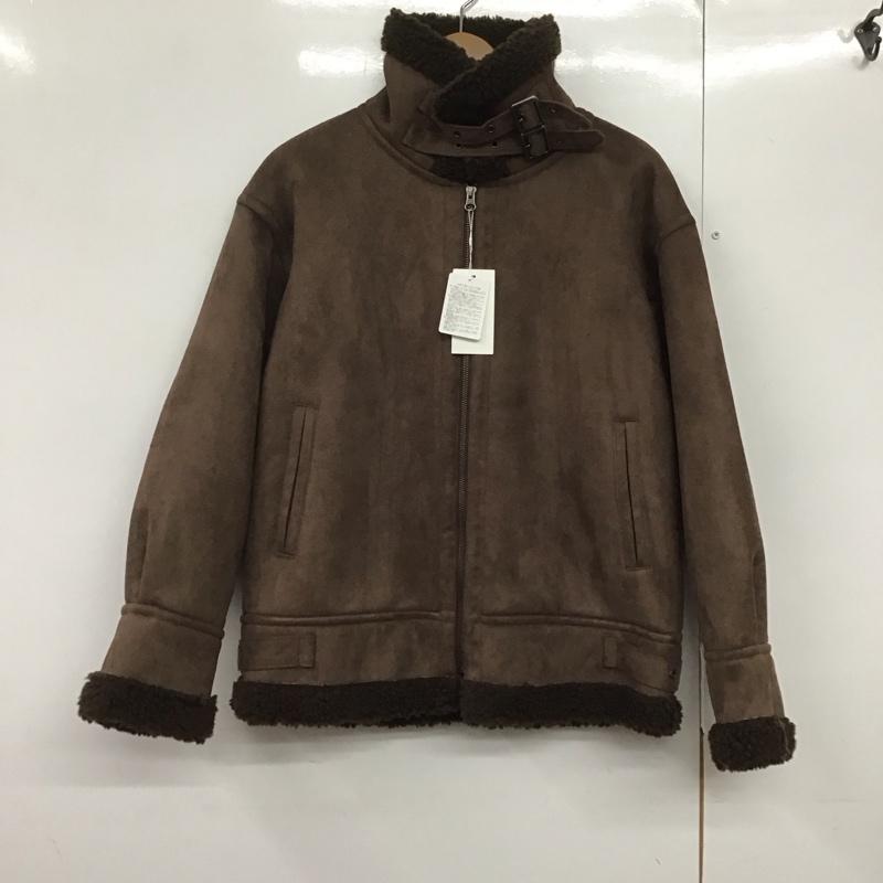 ローリーズファーム LOWRYS FARM ジャケット、上着 ジャケット、ブレザー lf720068 B3ジャケット ジップアップジャケット アウター FREE 無地 茶 / ブラウン /  レディース USED 古着 中古 10144199