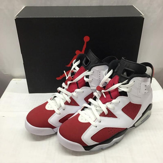 ナイキ NIKE スニーカー スニーカー CT8529 106 AIR JORDAN 6 RETRO 28.5cm 箱有 28.5cm ロゴ、文字 白 / ホワイト / X 黒 / ブラック / X 赤 / レッド /  メンズ USED 古着 中古 10113419