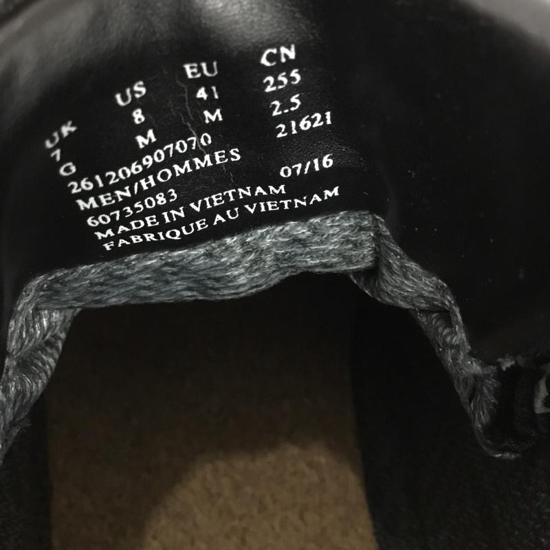 クラークス Clarks ブーツ ショートブーツ レースアップブーツ GORE-TEX UK7 US：8 ワンポイント 黒 / ブラック /  メンズ USED 古着 中古 10130412