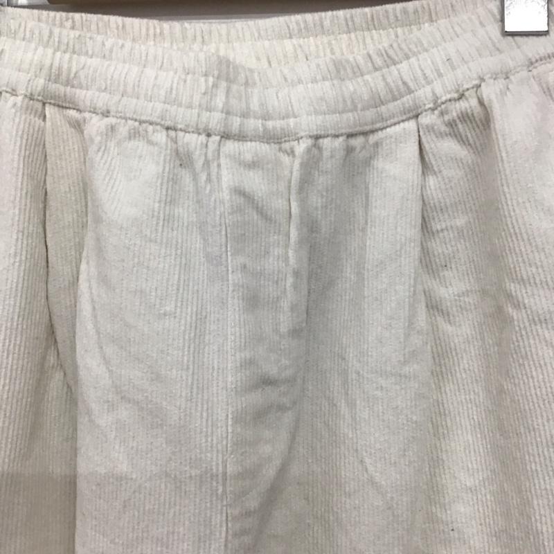 サマンサモスモス Samansa Mos2 パンツ ワークパンツ、ペインターパンツ コーデュロイパンツ ワイドパンツ カジュアルパンツ FREE 無地 白 / ホワイト /  レディース USED 古着 中古 10142468