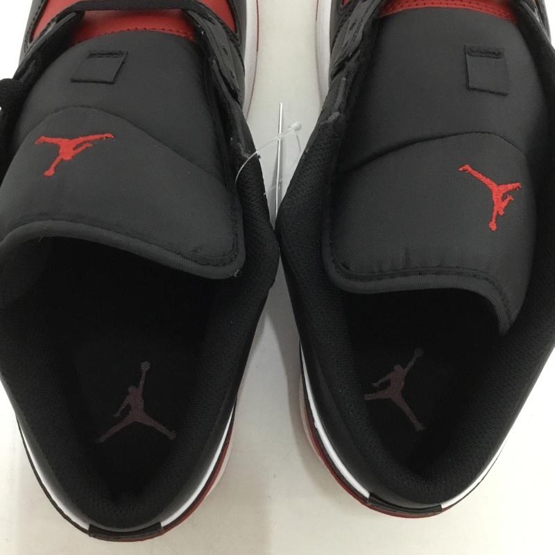 ナイキ NIKE スニーカー スニーカー 553558-161 AIR JORDAN 1 LOW 28.5cm 箱有 28.5cm ロゴ、文字 白 / ホワイト / X 黒 / ブラック / X 赤 / レッド /  メンズ USED 古着 中古 10150957