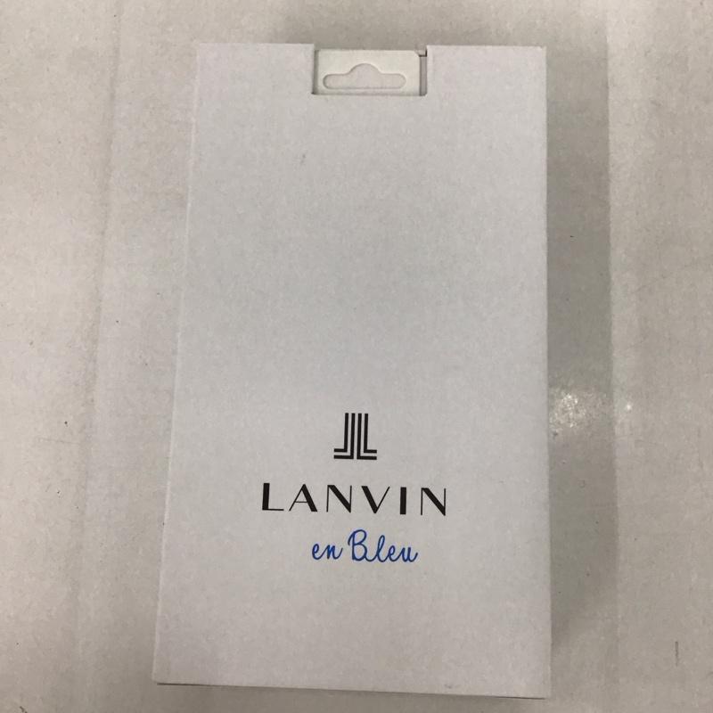 ランバン LANVIN ファッション小物 ファッション小物 LBNVYSRIP2261M iPhoneケース iPhone 14 Plusケース リボンバックケース 無地 X ロゴ、文字 青 / ブルー /  レディース USED 古着 中古 10122912