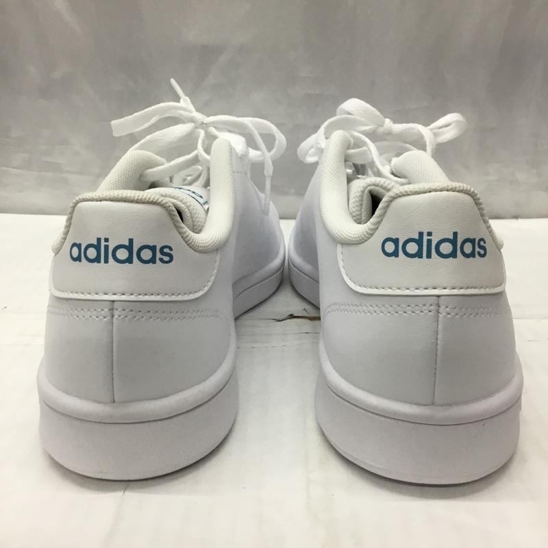 アディダス adidas スニーカー スニーカー HP6207 ADVANCOURT BASE M 28cm 箱有 28.0cm ロゴ、文字 白 / ホワイト /  メンズ USED 古着 中古 10120731