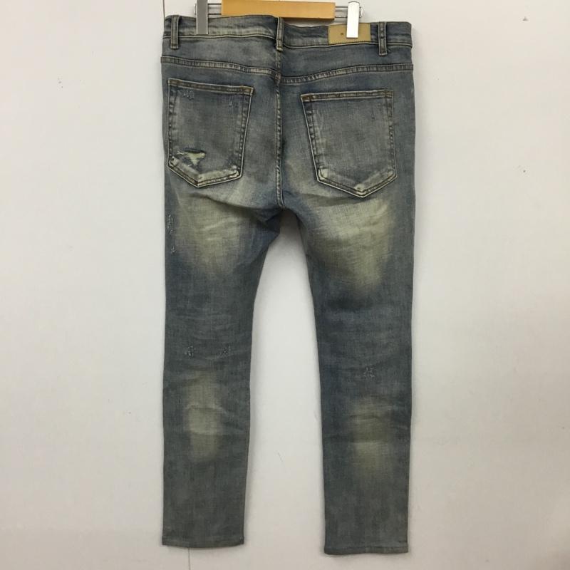 ミニマル mnml パンツ デニム、ジーンズ デニムパンツ スリムパンツ ストレッチパンツ ジーンズ 34 無地 インディゴ / インディゴ /  メンズ USED 古着 中古 10120477