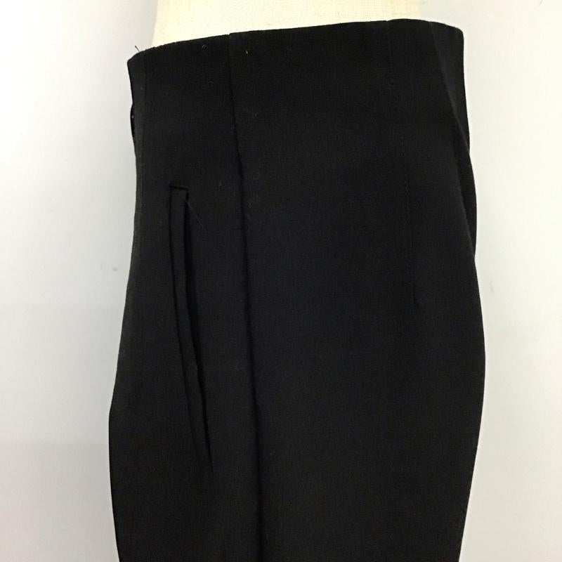 ザラ ZARA パンツ スラックス スラックス ワイドパンツ センタータックパンツ M 無地 黒 / ブラック /  レディース USED 古着 中古 10118520