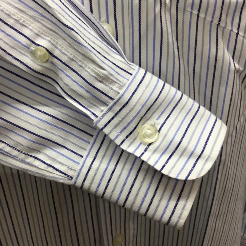 エディーバウアー Eddie Bauer シャツ、ブラウス 長袖 長袖シャツ カラーシャツ ポケットシャツ 長袖カットソー ストライプシャツ S ストライプ マルチカラー / マルチカラー /  メンズ USED 古着 中古 10115116