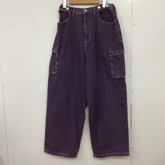 ヴィジョン ストリート ウェア VISION STREET WEAR パンツ ワークパンツ、ペインターパンツ ワークパンツ ワイドパンツ カジュアルパンツ カーゴパンツ LL 無地 紫 / パープル /  メンズ USED 古着 中古 10151002