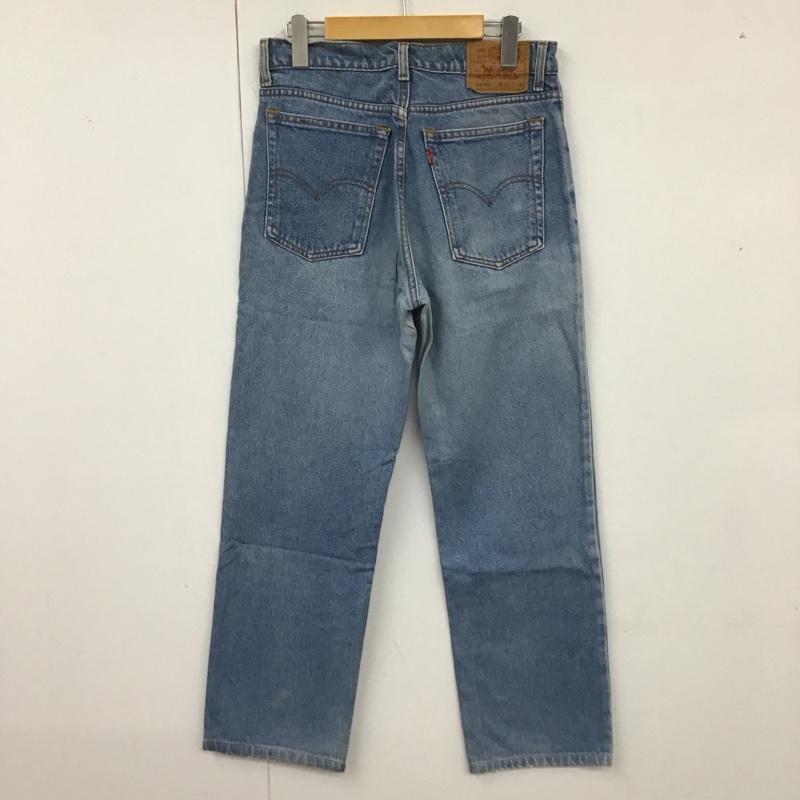 リーバイストラウスアンドコー Levi Strauss & co. パンツ デニム、ジーンズ デニムパンツ ストレートパンツ ワイドパンツ カジュアルパンツ 32インチ 無地 インディゴ / インディゴ /  メンズ USED 古着 中古 10120502