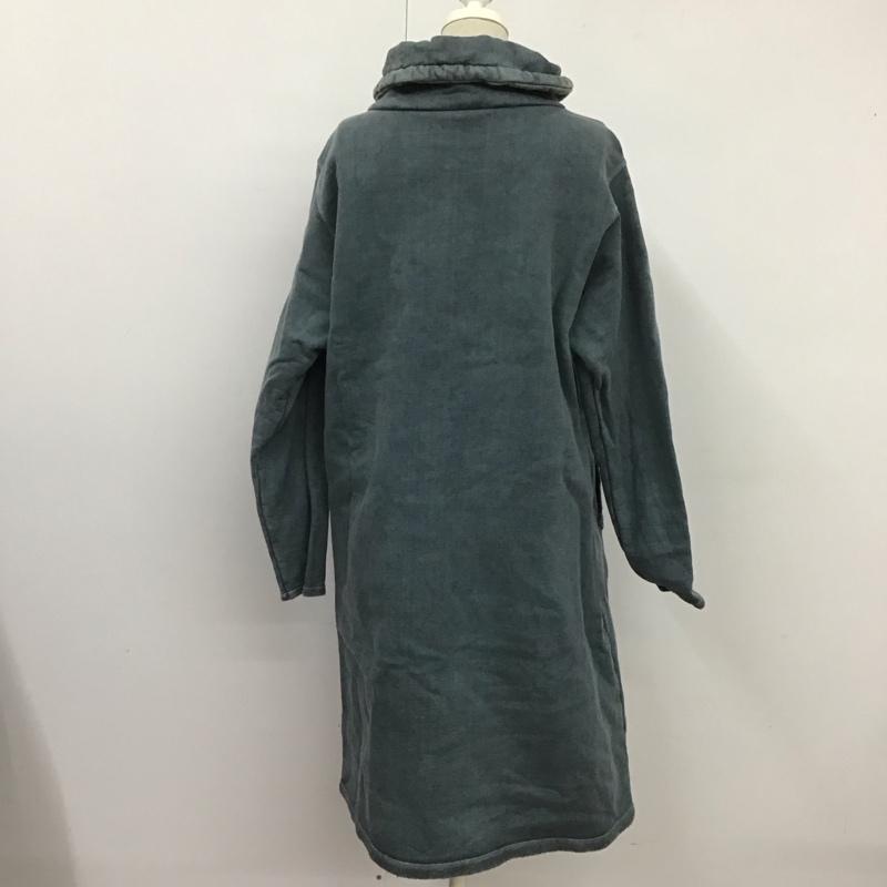 グッドオン Good On ワンピース ひざ丈スカート 裏起毛 スウェットワンピース 長袖 S 無地 青 / ブルー /  レディース USED 古着 中古 10123228