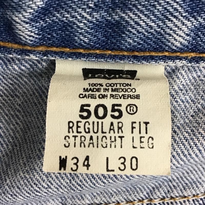リーバイストラウスアンドコー Levi Strauss & co. パンツ デニム、ジーンズ デニムパンツ ストレートパンツ ワイドパンツ カジュアルパンツ 34 無地 インディゴ / インディゴ /  メンズ USED 古着 中古 10119543