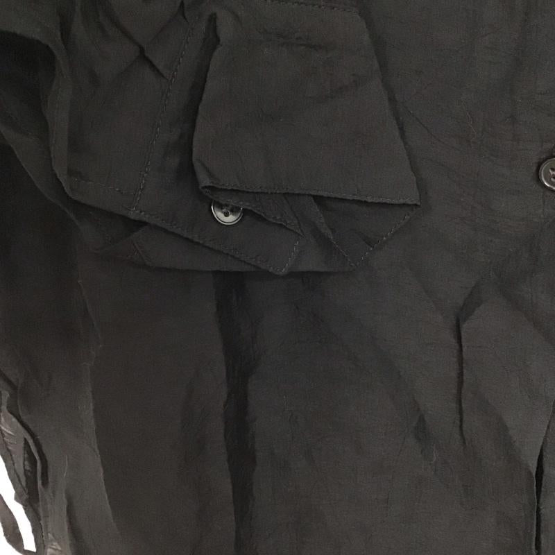 ローリーズファーム LOWRYS FARM シャツ、ブラウス 長袖 FREE 無地 黒 / ブラック /  レディース USED 古着 中古 10144587