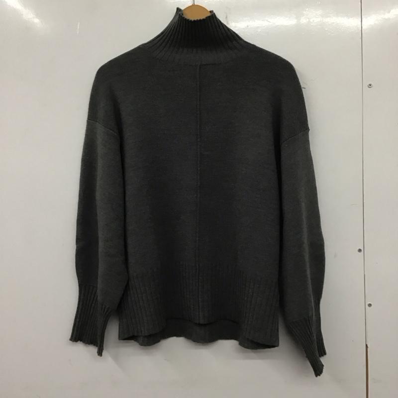 ミラオーウェン Mila Owen ニット、セーター 長袖 09WN0224067 0 無地 灰 / グレー /  レディース USED 古着 中古 10139853