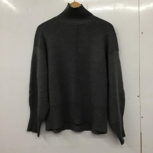ミラオーウェン Mila Owen ニット、セーター 長袖 09WN0224067 0 無地 灰 / グレー /  レディース USED 古着 中古 10139853