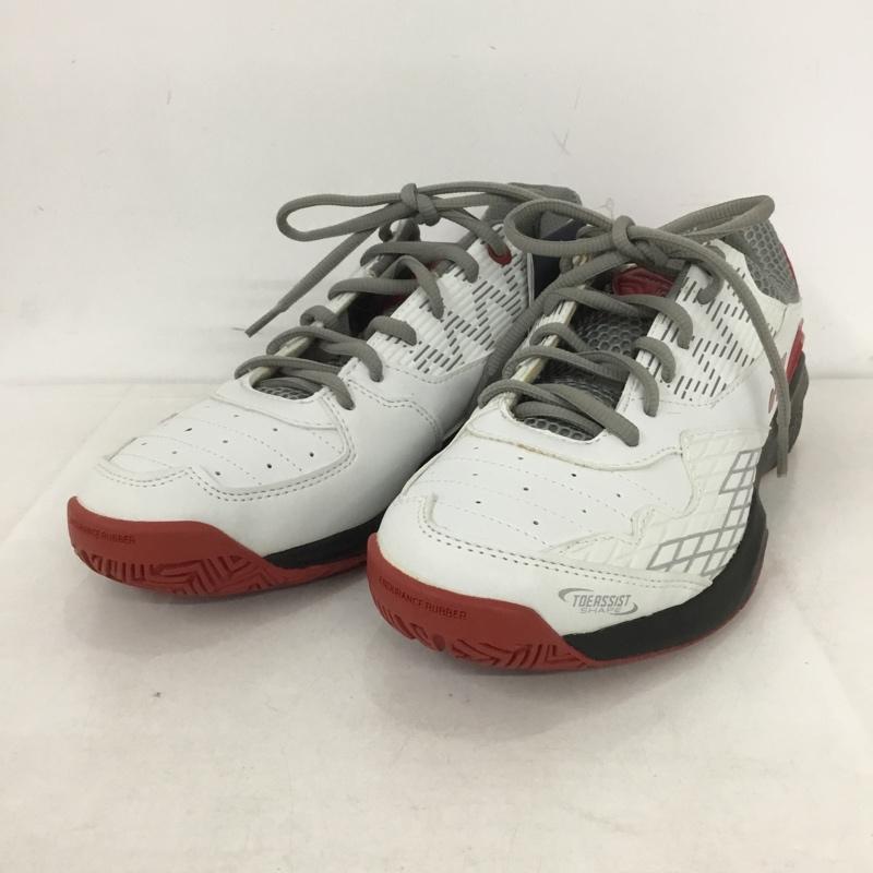 ヨネックス YONEX スニーカー スニーカー SHT103 テニスシューズ パワークッション103 27cm 27.0cm ロゴ、文字 白 / ホワイト / X 黒 / ブラック / X 赤 / レッド /  メンズ USED 古着 中古 10142488