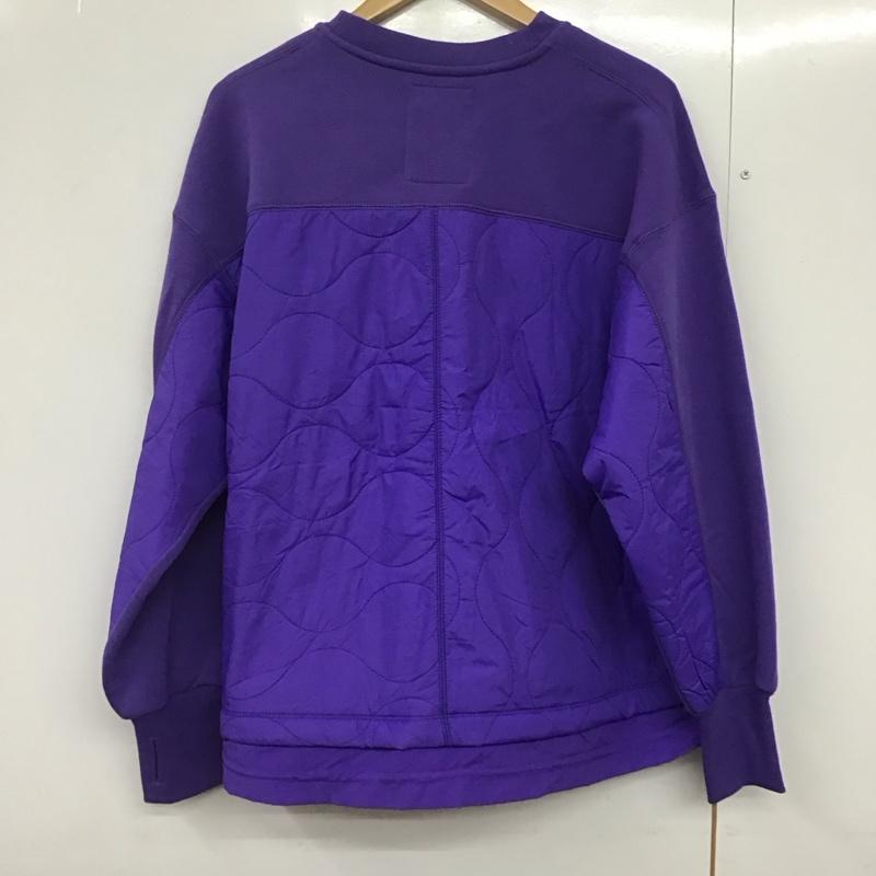 ニコアンド niko and... トレーナー 長袖 ハーフジップ M 無地 紫 / パープル /  レディース USED 古着 中古 10143459