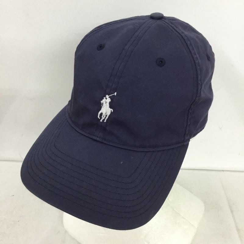ポロラルフローレン POLO RALPH LAUREN 帽子 キャップ ONE SIZE ワンポイント 紺 / ネイビー /  メンズ USED 古着 中古 10148873