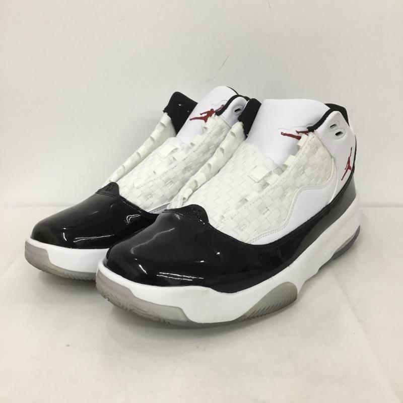 ナイキ NIKE スニーカー スニーカー CK6636-102 JORDAN MAX AURA 2 26.5cm 26.5cm ワンポイント 白 / ホワイト / X 黒 / ブラック /  メンズ USED 古着 中古 10142828