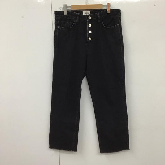 ザラ ZARA パンツ デニム、ジーンズ 40 無地 黒 / ブラック /  レディース USED 古着 中古 10129809
