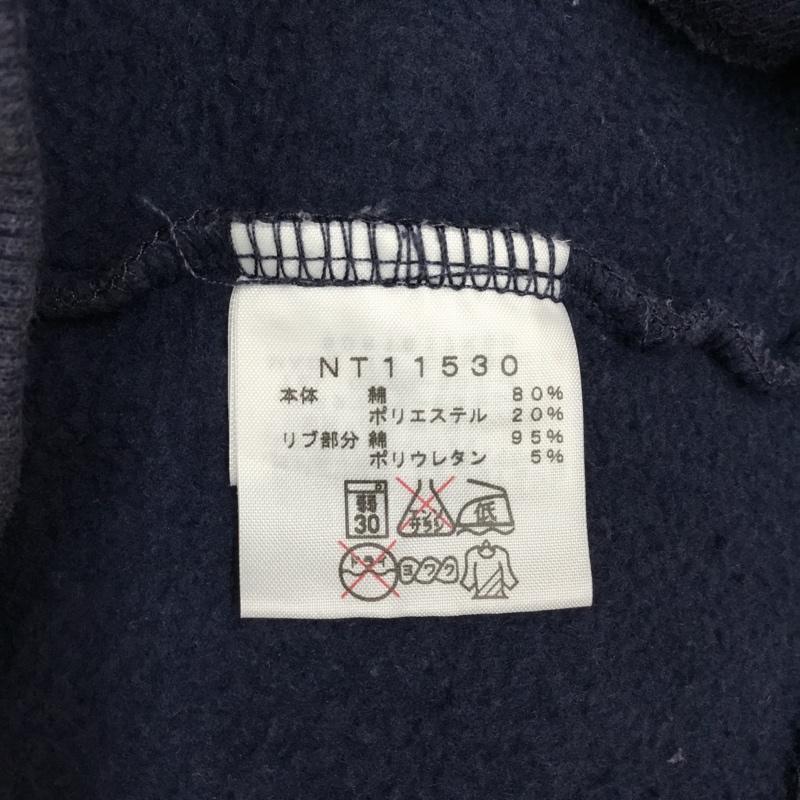 ザノースフェイス THE NORTH FACE パーカー 長袖 NT11530 REARVIEW FULLZIP HOODIE 裏起毛 L ロゴ、文字 紺 / ネイビー / X 黄 / イエロー /  メンズ USED 古着 中古 10118942