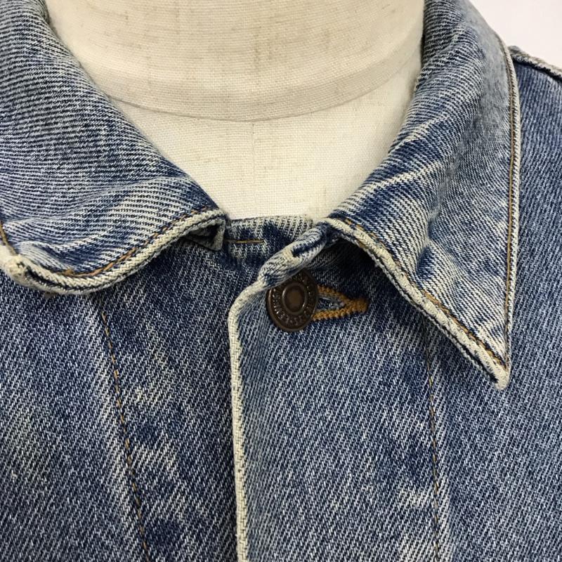 リーバイス Levi s ジャケット、上着 ジャケット、ブレザー デニムジャケット カラージャケット 長袖ジャケット ブルゾン 無地 インディゴ / インディゴ /  メンズ USED 古着 中古 10114655