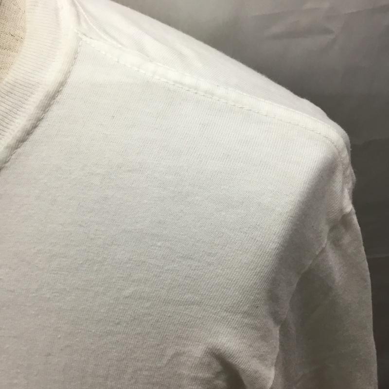 ステューシー STUSSY Tシャツ 長袖 ロンT S ロゴ、文字 白 / ホワイト /  メンズ USED 古着 中古 10117082