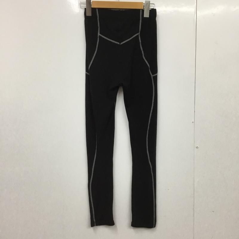 ノースピーク north peak ボトムス ボトムス スパッツ レギンス M 無地 黒 / ブラック /  メンズ USED 古着 中古 10135068