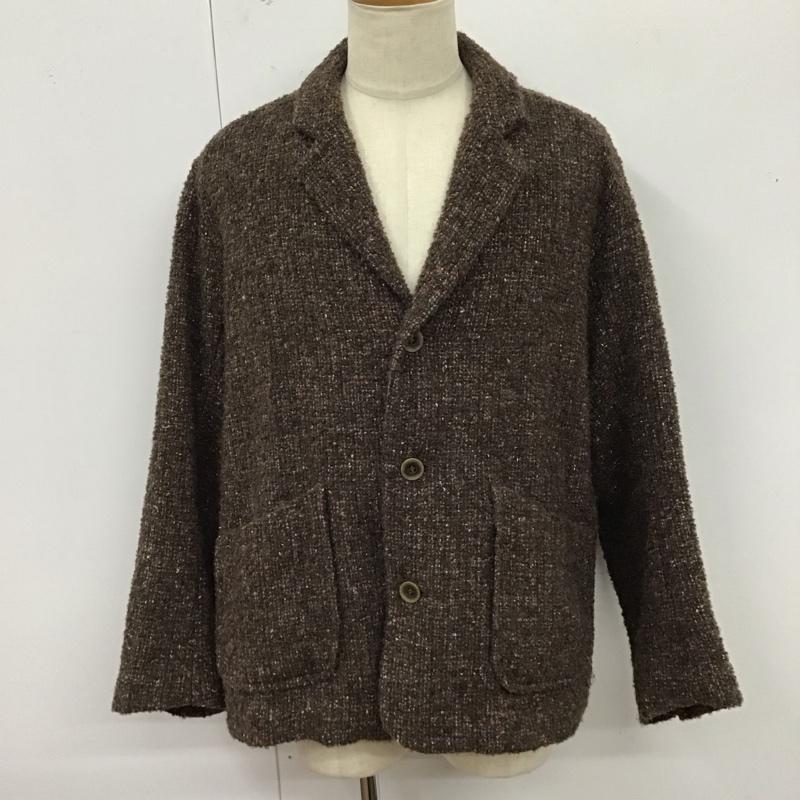 バラスト BALLAST ジャケット、上着 ジャケット、ブレザー ba10-j001 BALLAST ARK WOOL LOOP YARN TWEED JACKET L  茶 / ブラウン /  メンズ USED 古着 中古 10123326