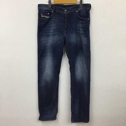 ディーゼル DIESEL パンツ デニム、ジーンズ デニムパンツ ストレートパンツ ストレッチパンツ カジュアルパンツ 34 無地 インディゴ / インディゴ /  メンズ USED 古着 中古 10118700