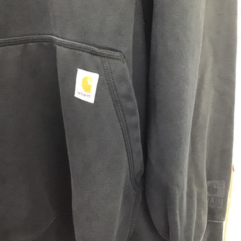 カーハート Carhartt パーカー 長袖 無地 黒 / ブラック /  メンズ USED 古着 中古 10145731