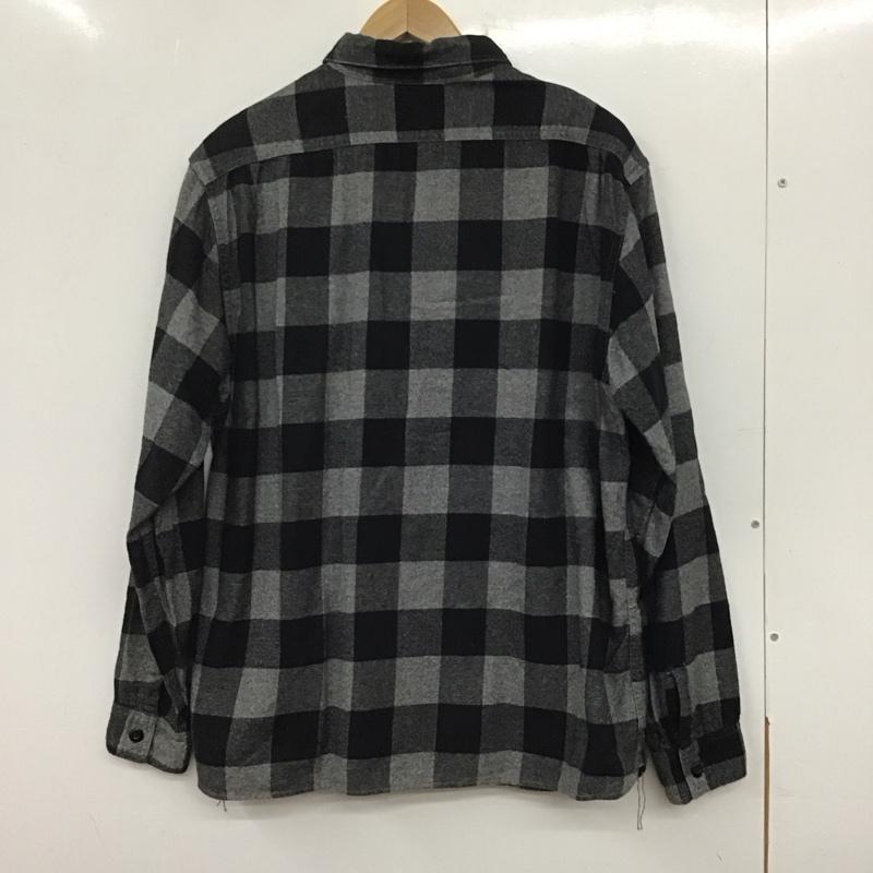 フリーホイーラーズ FREEWHEELERS シャツ、ブラウス 長袖 長袖シャツ チェックシャツ カラーシャツ チェック 黒 / ブラック / X 灰 / グレー /  メンズ USED 古着 中古 10140318
