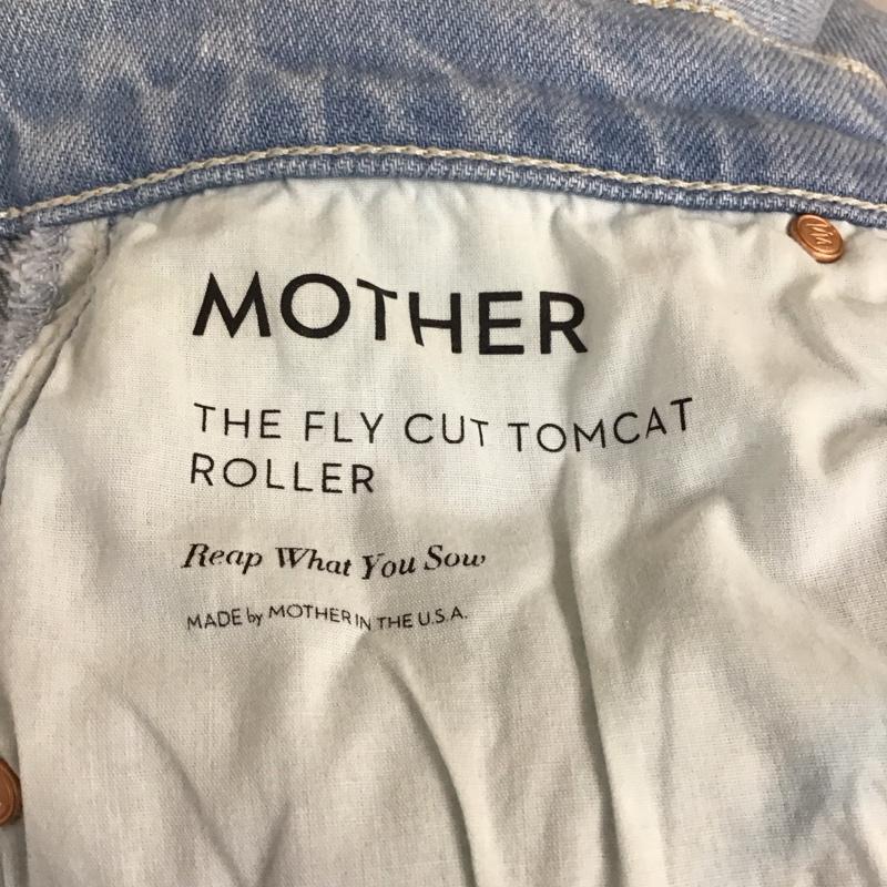マザー mother パンツ デニム、ジーンズ デニムパンツ スリムパンツ ストレッチパンツ ジーンズ 無地 インディゴ / インディゴ /  レディース USED 古着 中古 10114905